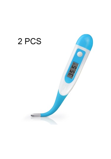 Sones Adet Lcd Elektronik Dijital Bebek Termometresi Su Geçirmez Yumuşak Uçlu Tıbbi Ev Termometresi, Rastgele Renk Teslimatı