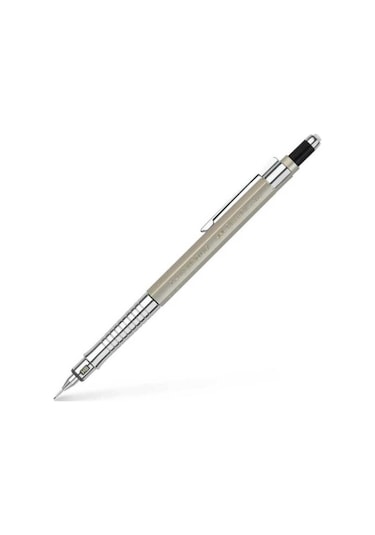 Faber-Castell Vario Lüx Versatil Kalem, 0.7 mm Uç, Sertlik Ayarlı Metal Uç,Silgili, Ergonomik Tutuş,Champagne Gold