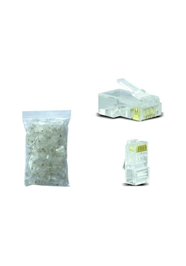 Powermaster Cat6 Jak Fiş 50Adet -