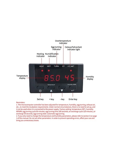 Ebitda Yüksek Hassasiyetli Akıllı Nem Ve Sıcaklık Kontrol Cihazı - Dayanıklı Plastik, Geniş Uygulama Alanları