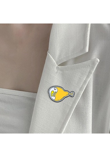 Homyl Sevimli Gıdalar Broşlar Pin Yaka Broş Iğneler Giysi Baget