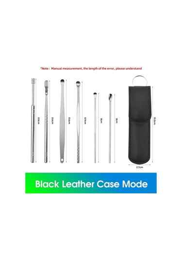 Siyah Fonken 6 Adet Kulak Temizleyici