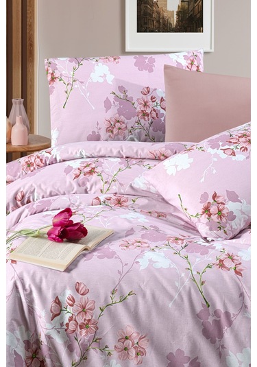 Aytunç Yağmur %100 Pamuklu Tek Kişilik Nevresim Takımı 160x22... Desenli