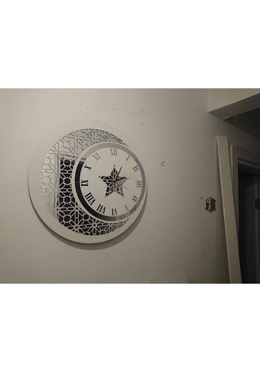 Duvar Saati 50Cm Beyaz