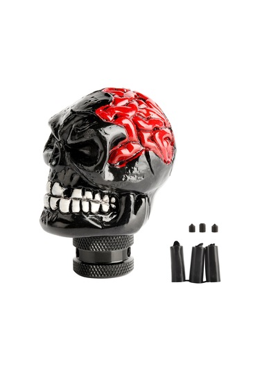 Gajeena Yüksek Kaliteli Manuel Vites Kolu - Kırmızı Başlı, Kolay Kurulum, 3 Adaptörlü 8mm,10mm,12mm , Otomatik Ve Manuel Araçlar İçin Uygun