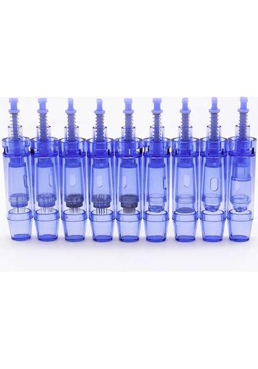 25 Adet 36 Pin Dr.Pen Dermapen İğne A1-C- A1-W Mavi Vidalı İğne