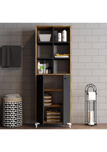 Moxen Mobilya Bdr3 Çok Amaçlı Dolap Raflı MXNBDR3003CVZANTRST