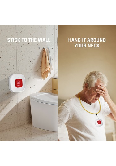 Wifi Acil Çağrı Düğmesi Mini Taşınabilir Acil Durum S6879-1