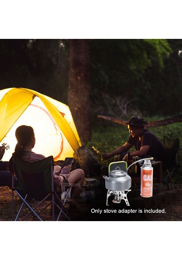 Jeemson Kamp Çalışanı Gaz Tankı Dönüştürücü Uç Adapörü - Alüminyum Ve Bakır, Otomatik Kapatma, Leak-proof, Taşınabilir Çok Renkli
