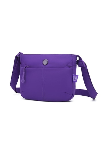 Smart Bags Mikro Poly Kumaş Postacı Kadın Çantası 3340 Mor