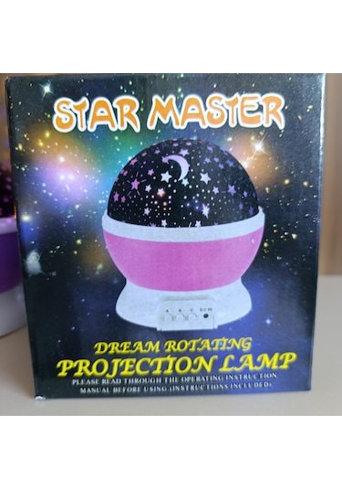 Yıldızlı Işık Görünümlü Pilli Ve Jarz Edilir Projektör Lamba