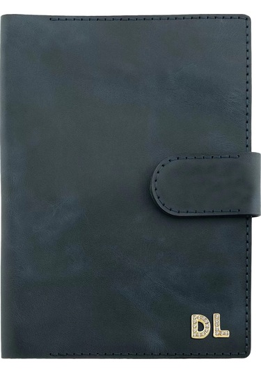 A5 Defter Ve Ajanda Kılıfı - %100 Rainbow Deri - Ko10001 - Lacivert Lacivert