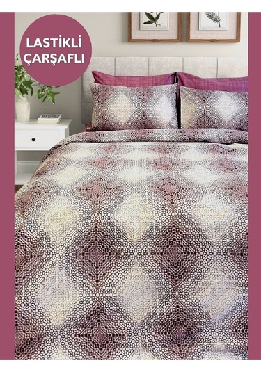 Tek Kişilik Ranforce Nevresim Takımı Lastikli Çarşaflı Ottoman G.kurusu