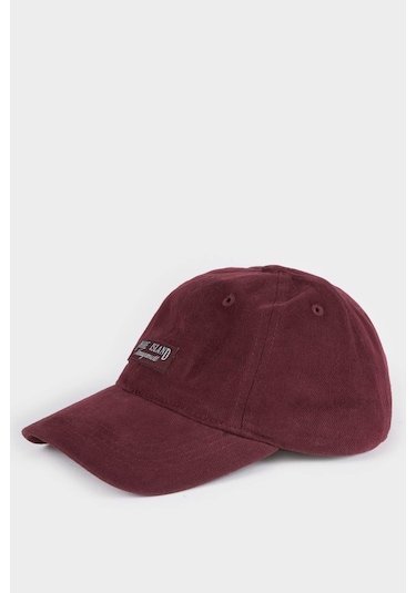 Defacto Erkek Gabardin Cap Şapka F6158axnsbr238 Bordo