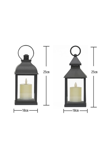 Led Elektronik Mum Işığı For Double Layer White For Double Layer Black Beyaz