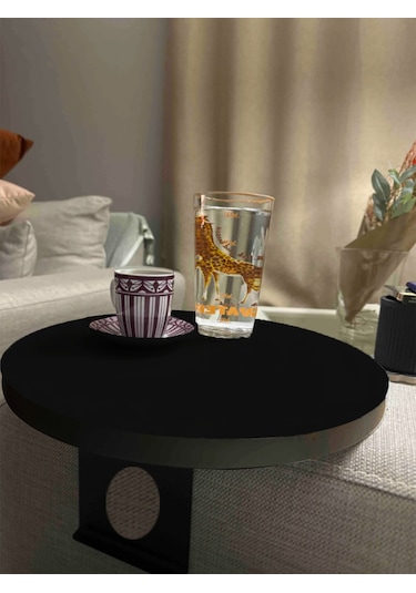 Yan Sehpa Koltuk Yanı Sehpa Kola Monteli Ayarlanabilir Tepsi 34 C