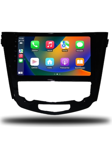 Oskodi Nissan Qashqai Android Carplay Multimedya 2014-2021 Dijital Klima 4gb Ram + 64gb Hafıza