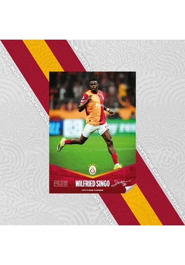 Galatasaray X Juventus - Wilfried Singo İmzalı Statik Poster