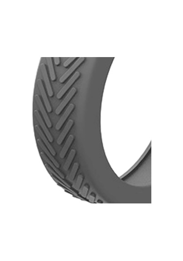 Suntek 8 Adet Bagaj Bavul Tekerlekleri Yumuşak Açık Tekeri Gri