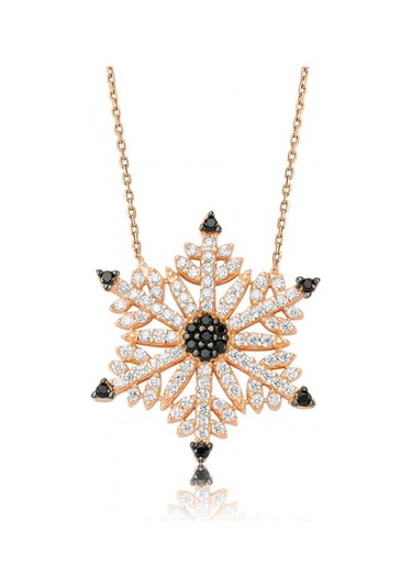 925 Ayar Gümüş Kar Tanesi Bayan Gümüş Kolye Pt2610340 599599 Gümüş