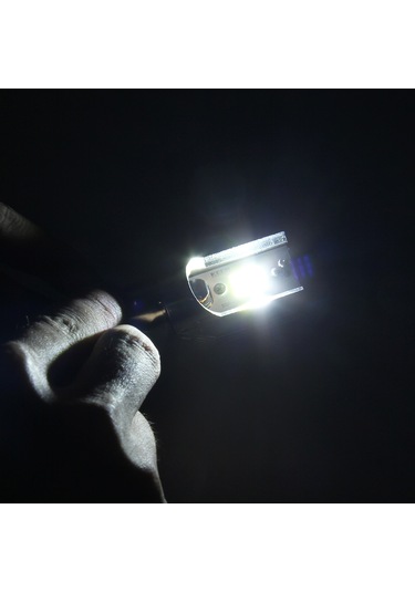 Ba20d 5w 400lm 6000k Cob Led'ler Motosiklet Far Lambası, Dc 9-80v Beyaz Işık