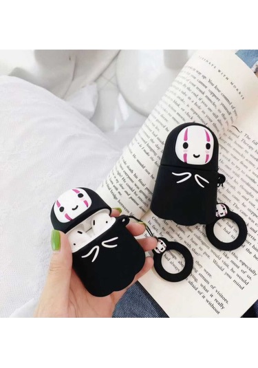 İphone 1/2. Nesil Uyumlu Koruyucu Bluetooth Kulaklık Kılıfı Gost Figürlü Gost Airpods 1/2. Nesil