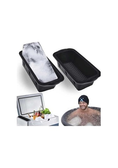 Didadodo Siyah Silikon Buz Kalıbı - Xl Bloklu 3 Kp. Siyah Siyah