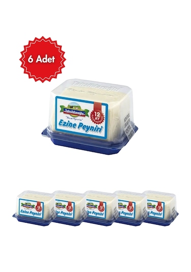 Tahsildaroğlu Ezine Keçi Peyniri 200 G X 6 Adet - Toplam 1.2 Kg Çoklu Paket