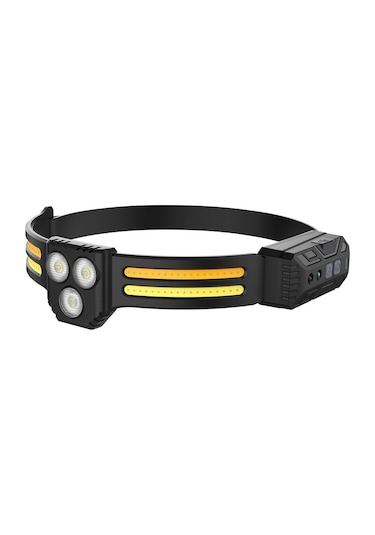 Wison Ws-2030 Sensörlü 6 Mod Dahili Pilli Type-c Şarjlı Kafa Feneri Siyah