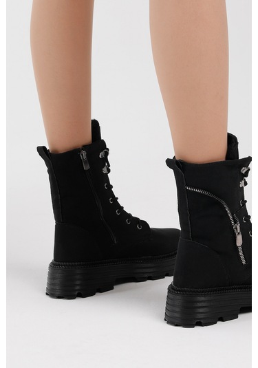 Tonny Black Kadın Siyah Süet Poli Taban Fermuar Detaylı Rahat Kalıp Bağcıklı Bot Tber200 301 Siyah Süet Tonny Black Kadın Siyah Süet Poli Taban Fermuar Detaylı Rahat Kalıp Bağcıklı Bot Tber200 301 Siyah Süet