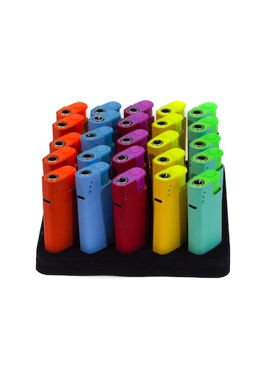 Mixoyuncak Çakmak  1975 Metal Çakmak Rüzgarda Sönmeyen Çakmak 25'Li