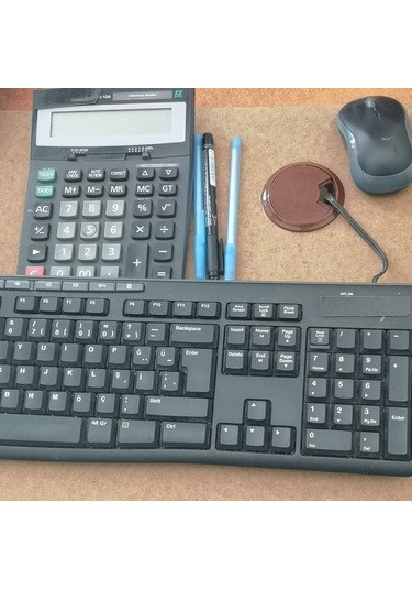 Adilon Masa Üstü Kablo Kanalı Deliği Kapağı Kahverengi Masa Kapağı 6 Cm 5 Adet