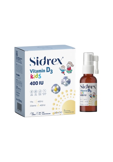 Vitamin D3 400 Iu Kids Çocuklar İçin Takviye Edici Gıda
