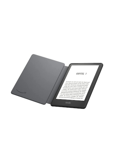 Amazon Kindle 6.8" Paperwhite 5 E Kitap Okuyucu Deri Kılıf Siyah
