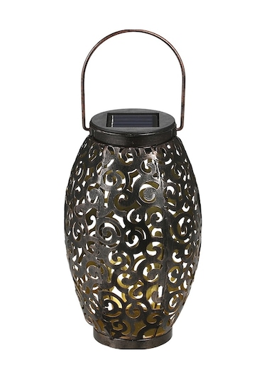 Novahub Ip44 Su Direnci Güneş Enerjisi Led Fener, Veranda Bahçe Avlusu Yolu Asılı Lamba