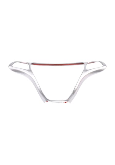 Synodicmonth Mercedes Benz Vito 2017 Gümüş Krom Araç Direksiyon Simidi Düğme Çerçevesi Kaplaması