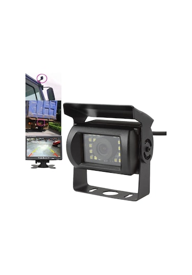 Jms Su Geçirmez Ve Anti-şok Led Dikiz Gece Görüşlü Kamyon Otobüs Van Monitör Yedekleme Kamera