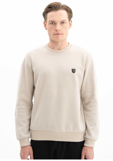 Arma Erkek Regular Fit Selanik Bisiklet Yaka Sweatshirt Kazak 001