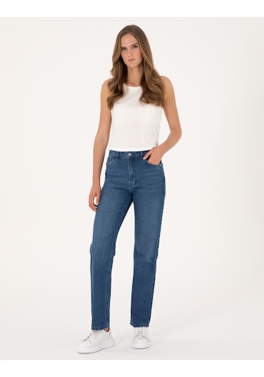 Pierre Cardin Kadın Mavi Pantolon Jean 50313219-vr036 Mavi