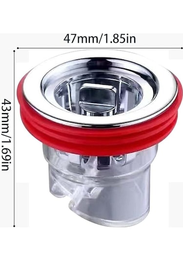 Wuvera Anti Koku Önleyici - Duş Yer Sifonu Geri Akış Önleyici - Gider Pis Koku Önceliyici - Böcek Önleyici