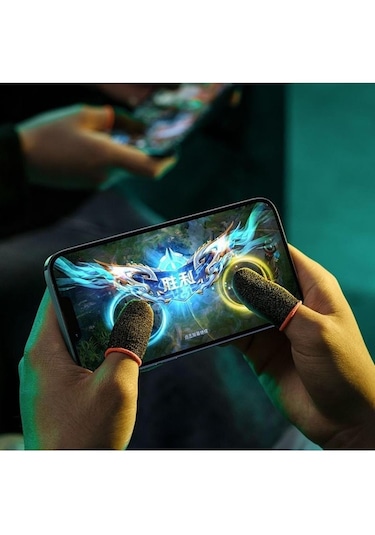 Pubg Parmaklık Eldiven Fiber Oyuncu Eldiveni Anti-ter Parmak Kılıf 1 Çift