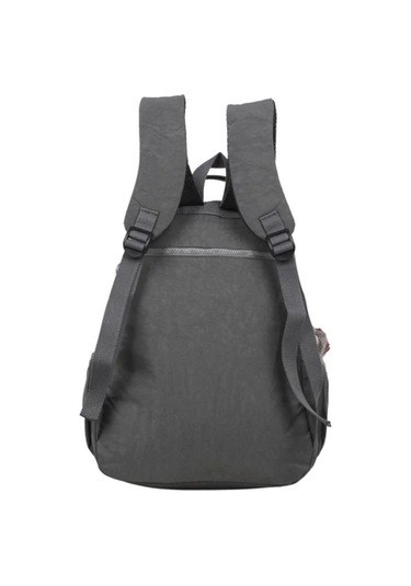 Markahit Kenyon Cox 8866 Gri Unisex Klinkır Aksesuarlı Kumaş Sırt Çantası 8866 - Gri