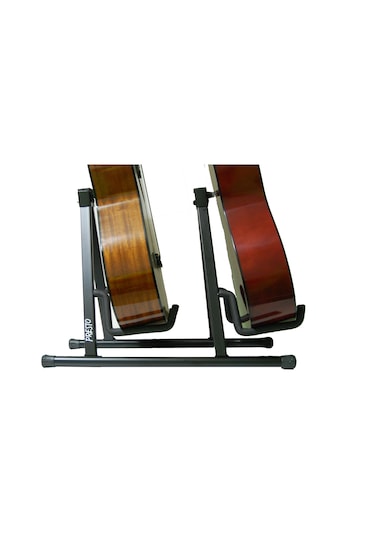 Presto Çiftli İkili Gitar Sehpası - Gitar Standı