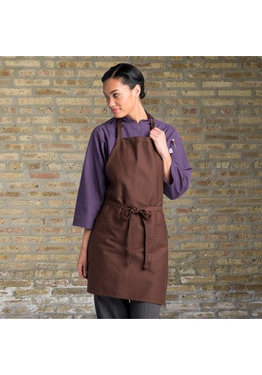 Cepli Önlükler İş + Restoran Üniforması Kahverengi, Tek Beden Diğer