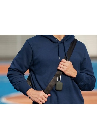 Unıq  Airpods Uyumlu Pro 2 Vencer Kılıfı, Karabinalı 147855453 Koyu Haki