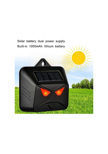 Cbtx Güneş Hayvan Kovucu Kırmızı Led Işık Su Geçirmez Hayvan Caydırıcı 4 Adet