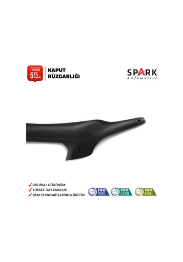 Chevrolet Captiva 2006-2012 Yıl Aralığı Uyumlu Kaput Rüzgarlığı 3mm