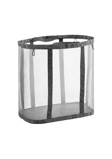 Pazly Suntek Gri Katlanır Çamaşır Sepeti - Basit Ve Pratik Kirli Çamaşır Deposu Diğer