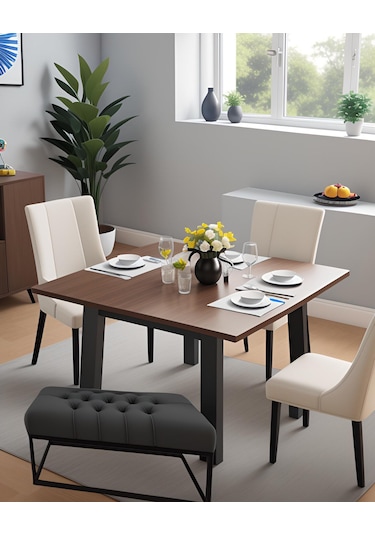 Antrasit Kapı Önü Mutfak Balkon Yemek Masası Ayak Ucu Bench
