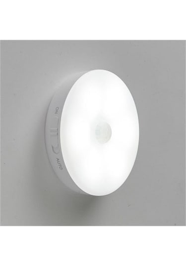 Seldur Kandela Şarjlı Sensörlü Gece Led Lambası Beyaz Işık Çok Renkli